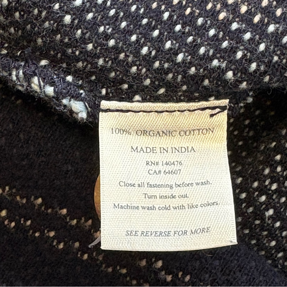 Faherty Women's Dockside Cardigan XS Small Tide Line Stripe Drug Rug Poncho - Picture 8 of 10